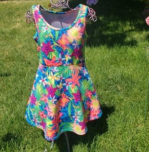 Piper Vivid flower stretchy dress 🎀